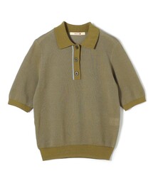 BACCA（バッカ）の「ダブルカラーピケ ミニポロカラーハーフスリーブ（ポロシャツ）」