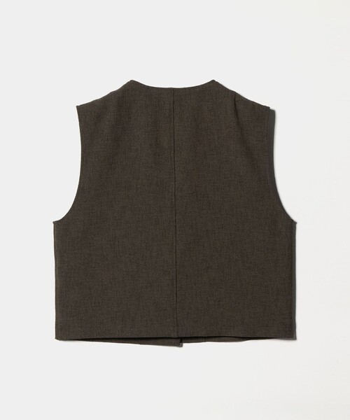 Steven Alan（スティーブンアラン）の「＜Steven Alan＞ツイードライク ベスト（ベスト・レディース・ダークブラウン/ブラック・M/S）」の3枚目の写真