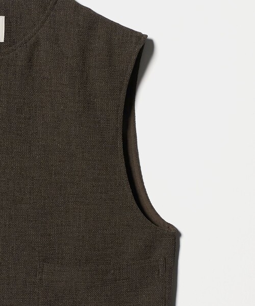 Steven Alan（スティーブンアラン）の「＜Steven Alan＞ツイードライク ベスト（ベスト・レディース・ダークブラウン/ブラック・M/S）」の5枚目の写真