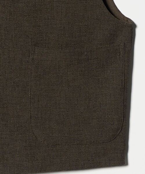 Steven Alan（スティーブンアラン）の「＜Steven Alan＞ツイードライク ベスト（ベスト・レディース・ダークブラウン/ブラック・M/S）」の6枚目の写真