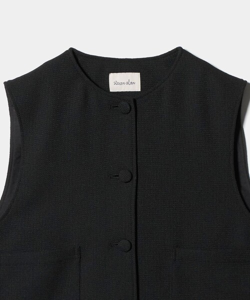 Steven Alan（スティーブンアラン）の「＜Steven Alan＞ツイードライク ベスト（ベスト・レディース・ダークブラウン/ブラック・M/S）」の11枚目の写真