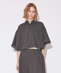 beautiful people | 2/80 sheer pique circular shirtblouse(シャツ/ブラウス)