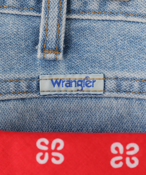 Wrangler（ラングラー）の「【WEB＋一部店舗限定】Wrangler / ラングラー FLARE JEAN MidUSEDWash（デニムパンツ・レディース・ブルー・SMALL/MEDIUM）」の12枚目の写真