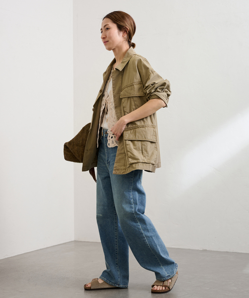 FRAMeWORK（フレームワーク）の「≪追加≫コットンレースエンブロイダリーVEST（その他アウター・レディース・ブラック/アイボリー・FREE）」の19枚目の写真