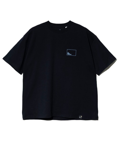 go slow caravan（ゴースローキャラバン）の「USA/C スクエアLOGO バックプリント ゆったりTEE（Tシャツ/カットソー・メンズ・ブラック/アイボリー/コーラルピンク/ホワイト/ラベンダー・X-LARGE/MEDIUM/LARGE）」の9枚目の写真