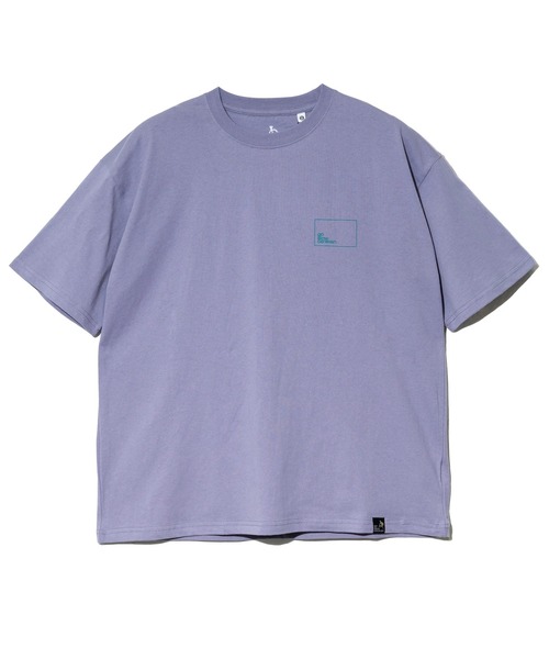 go slow caravan（ゴースローキャラバン）の「USA/C スクエアLOGO バックプリント ゆったりTEE（Tシャツ/カットソー・メンズ・ブラック/アイボリー/コーラルピンク/ホワイト/ラベンダー・X-LARGE/MEDIUM/LARGE）」の15枚目の写真