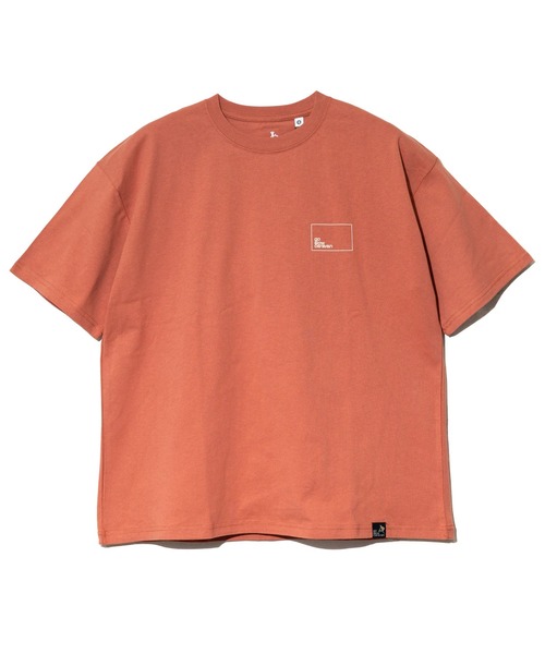 go slow caravan（ゴースローキャラバン）の「USA/C スクエアLOGO バックプリント ゆったりTEE（Tシャツ/カットソー・メンズ・ブラック/アイボリー/コーラルピンク/ホワイト/ラベンダー・X-LARGE/MEDIUM/LARGE）」の21枚目の写真