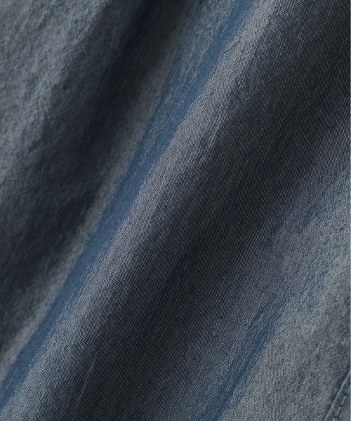 MHL.（エムエイチエル）の「SUPERLIGHT COTTON NYLON（スカート・レディース・グレー/ブルー・0/3/2/1）」の11枚目の写真