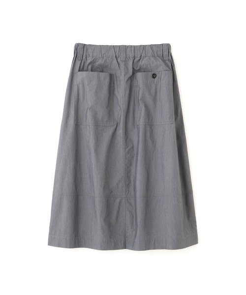 MHL.（エムエイチエル）の「SUPERLIGHT COTTON NYLON（スカート・レディース・グレー/ブルー・0/3/2/1）」の5枚目の写真