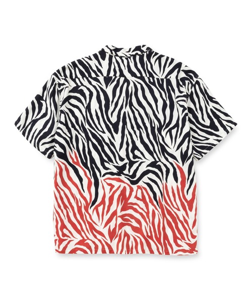 ZEBRA FLAME PATTERN S/S SH（シャツ/ブラウス）｜CALEE（キャリー）の