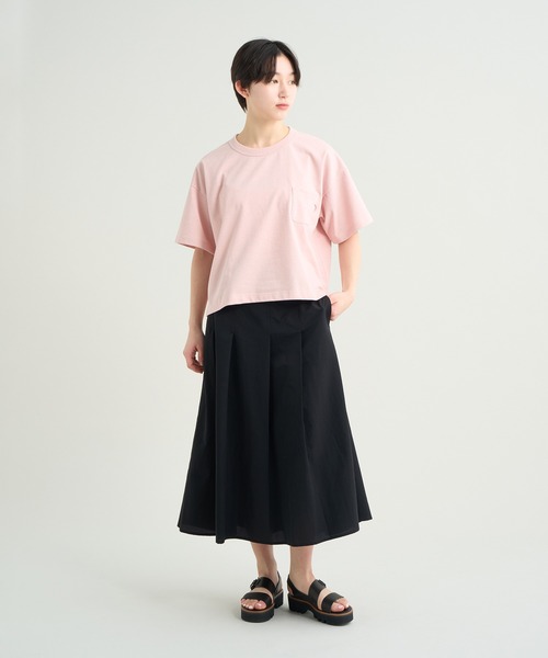 NANGA(ナンガ)の「ECOHYBRID TEE W/エコハイブリッドTシャツ(ウィメンズ)(Tシャツ/カットソー・レディース・ホワイト/ピンク/ブラック・M/S/L)」の4枚目の写真