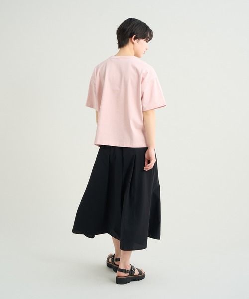 NANGA(ナンガ)の「ECOHYBRID TEE W/エコハイブリッドTシャツ(ウィメンズ)(Tシャツ/カットソー・レディース・ホワイト/ピンク/ブラック・M/S/L)」の5枚目の写真