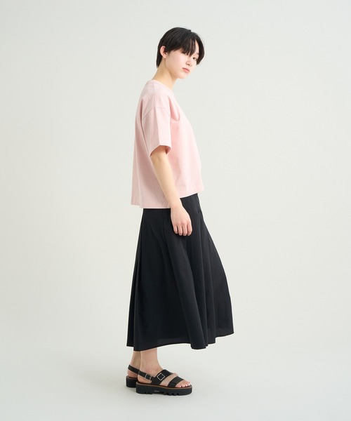 NANGA(ナンガ)の「ECOHYBRID TEE W/エコハイブリッドTシャツ(ウィメンズ)(Tシャツ/カットソー・レディース・ホワイト/ピンク/ブラック・M/S/L)」の6枚目の写真