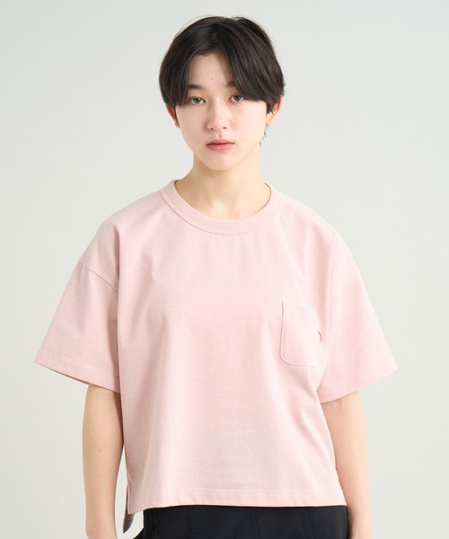 NANGA(ナンガ)の「ECOHYBRID TEE W/エコハイブリッドTシャツ(ウィメンズ)(Tシャツ/カットソー・レディース・ホワイト/ピンク/ブラック・M/S/L)」の12枚目の写真