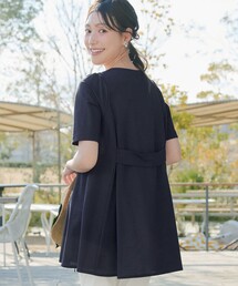 【おのののかさん着用 】「冷凛(ひやりん)」カノコバックフレアカットソー