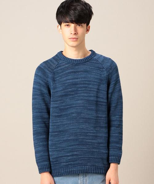 BEAUTY&YOUTH UNITED ARROWS（ビューティーアンドユースユナイテッドアローズ）の「BY ミスト ダイ クルーネックニット◆（ニット/セーター・メンズ・オリーブ/コバルトブルー/ターコイズブルー/イエロー/ライトグレー/ブラック・LARGE/X-LARGE/SMALL/MEDIUM）」の21枚目の写真