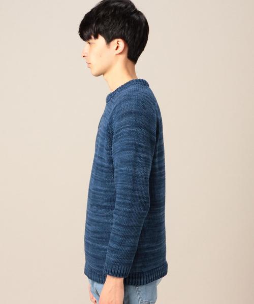 BEAUTY&YOUTH UNITED ARROWS（ビューティーアンドユースユナイテッドアローズ）の「BY ミスト ダイ クルーネックニット◆（ニット/セーター・メンズ・オリーブ/コバルトブルー/ターコイズブルー/イエロー/ライトグレー/ブラック・LARGE/X-LARGE/SMALL/MEDIUM）」の22枚目の写真