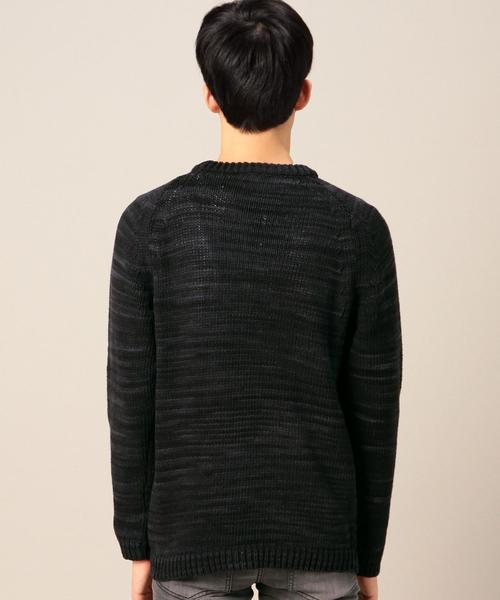 BEAUTY&YOUTH UNITED ARROWS（ビューティーアンドユースユナイテッドアローズ）の「BY ミスト ダイ クルーネックニット◆（ニット/セーター・メンズ・オリーブ/コバルトブルー/ターコイズブルー/イエロー/ライトグレー/ブラック・LARGE/X-LARGE/SMALL/MEDIUM）」の15枚目の写真