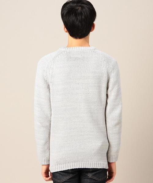 BEAUTY&YOUTH UNITED ARROWS（ビューティーアンドユースユナイテッドアローズ）の「BY ミスト ダイ クルーネックニット◆（ニット/セーター・メンズ・オリーブ/コバルトブルー/ターコイズブルー/イエロー/ライトグレー/ブラック・LARGE/X-LARGE/SMALL/MEDIUM）」の17枚目の写真