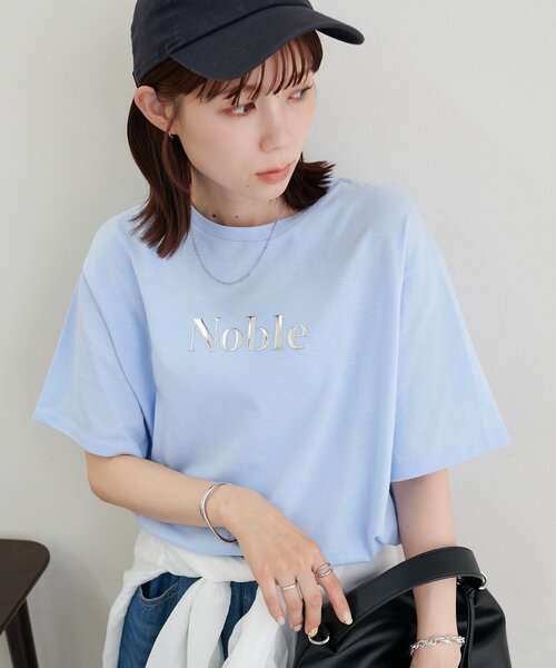 DISCOAT(ディスコート)の「【WEB限定】メタルロゴTシャツ(Tシャツ/カットソー・レディース・ブルー系その他/チャコールグレー/オフホワイト・MEDIUM)」の16枚目の写真