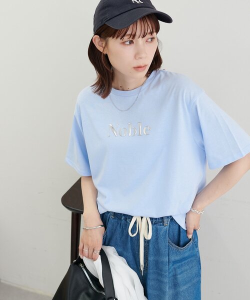 DISCOAT(ディスコート)の「【WEB限定】メタルロゴTシャツ(Tシャツ/カットソー・レディース・ブルー系その他/チャコールグレー/オフホワイト・MEDIUM)」の17枚目の写真