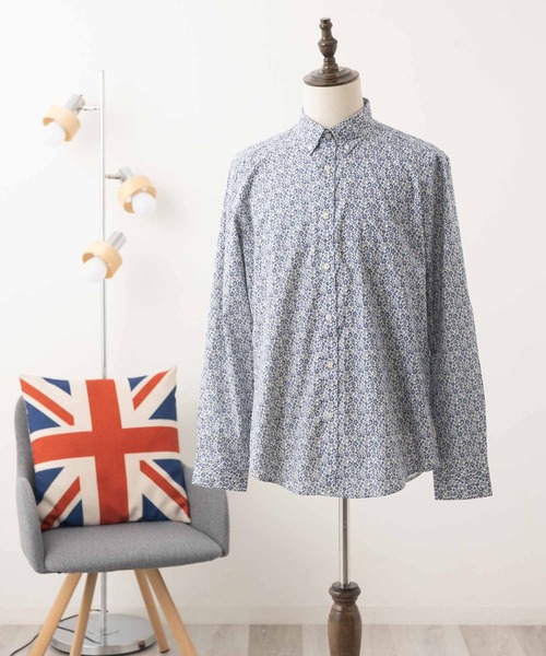 Ben Sherman（ベンシャーマン）の「モノフローラルプリントシャツ（シャツ/ブラウス・メンズ・ホワイト・MEDIUM/LARGE）」の2枚目の写真