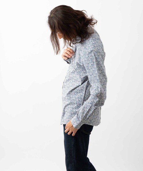 Ben Sherman（ベンシャーマン）の「モノフローラルプリントシャツ（シャツ/ブラウス・メンズ・ホワイト・MEDIUM/LARGE）」の3枚目の写真