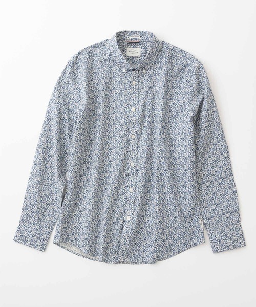 Ben Sherman（ベンシャーマン）の「モノフローラルプリントシャツ（シャツ/ブラウス・メンズ・ホワイト・MEDIUM/LARGE）」の5枚目の写真