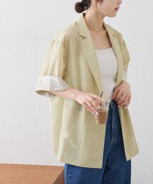 CIAOPANIC TYPY | 折り返し袖レースシアーシャツジャケット(シャツ/ブラウス)