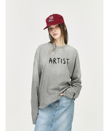 THE GREATEST（ザ　グレイテスト）の「Artist Long Sleeve Light Gray（Tシャツ/カットソー）」