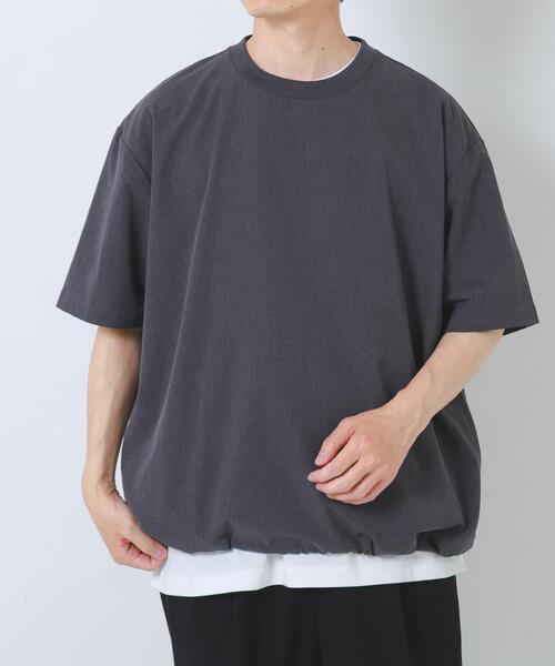ITEMS URBANRESEARCH(アイテムズ アーバンリサーチ)の「『接触冷感/速乾/イージーケア』WINDY MESH ジップポケットTシャツ(Tシャツ/カットソー・メンズ・チャコールグレー/ブラック/ネイビー・MEDIUM/LARGE/X-LARGE)」の20枚目の写真
