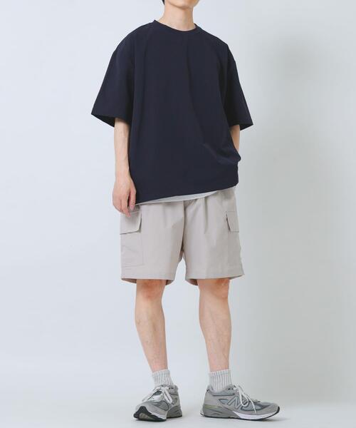 ITEMS URBANRESEARCH(アイテムズ アーバンリサーチ)の「『接触冷感/速乾/イージーケア』WINDY MESH ジップポケットTシャツ(Tシャツ/カットソー・メンズ・チャコールグレー/ブラック/ネイビー・MEDIUM/LARGE/X-LARGE)」の13枚目の写真