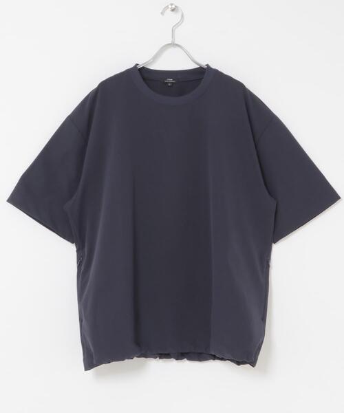ITEMS URBANRESEARCH(アイテムズ アーバンリサーチ)の「『接触冷感/速乾/イージーケア』WINDY MESH ジップポケットTシャツ(Tシャツ/カットソー・メンズ・チャコールグレー/ブラック/ネイビー・MEDIUM/LARGE/X-LARGE)」の14枚目の写真