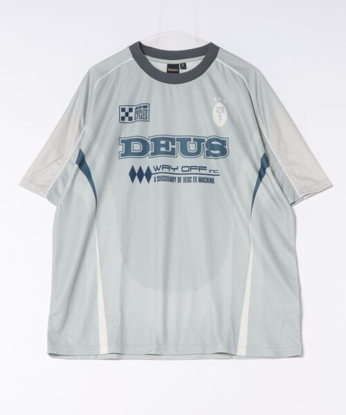 DEUS EX MACHINA(デウスエクスマキナ)の「ENDURO SS MOTO JERSEY(Tシャツ/カットソー・メンズ・グレー/ブラック・L/M)」の2枚目の写真
