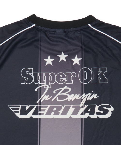 DEUS EX MACHINA(デウスエクスマキナ)の「ENDURO SS MOTO JERSEY 半袖モトクロスジャージ(Tシャツ/カットソー・メンズ・グレー/ブラック・L/M)」の4枚目の写真