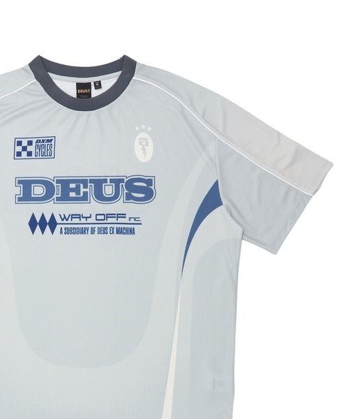 DEUS EX MACHINA(デウスエクスマキナ)の「ENDURO SS MOTO JERSEY 半袖モトクロスジャージ(Tシャツ/カットソー・メンズ・グレー/ブラック・L/M)」の5枚目の写真