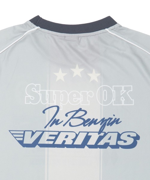 DEUS EX MACHINA(デウスエクスマキナ)の「ENDURO SS MOTO JERSEY 半袖モトクロスジャージ(Tシャツ/カットソー・メンズ・グレー/ブラック・L/M)」の6枚目の写真