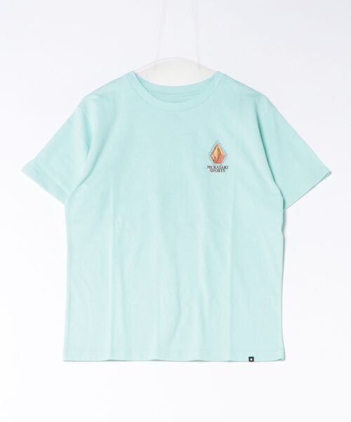 ムラサキスポーツ(ムラサキスポーツ)の「【ムラサキスポーツ限定】MURASAKI ムラサキ × VOLCOM ボルコム 半袖 コラボレーション Tシャツ BG05CU02(Tシャツ/カットソー・レディース・ライトグリーン/ブラック・M/L)」の15枚目の写真