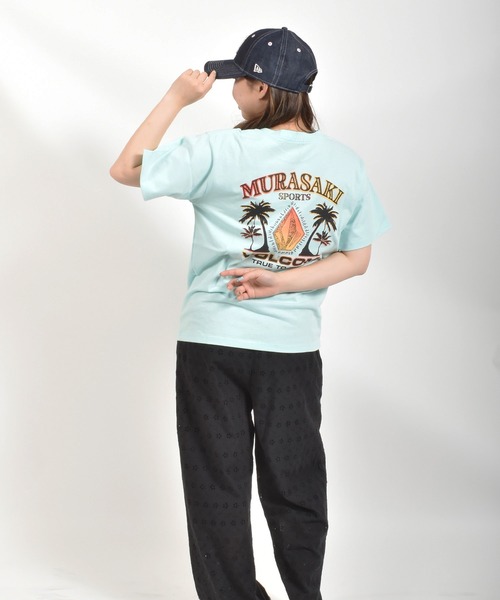 ムラサキスポーツ(ムラサキスポーツ)の「【ムラサキスポーツ限定】MURASAKI ムラサキ × VOLCOM ボルコム 半袖 コラボレーション Tシャツ BG05CU02(Tシャツ/カットソー・レディース・ライトグリーン/ブラック・M/L)」の14枚目の写真