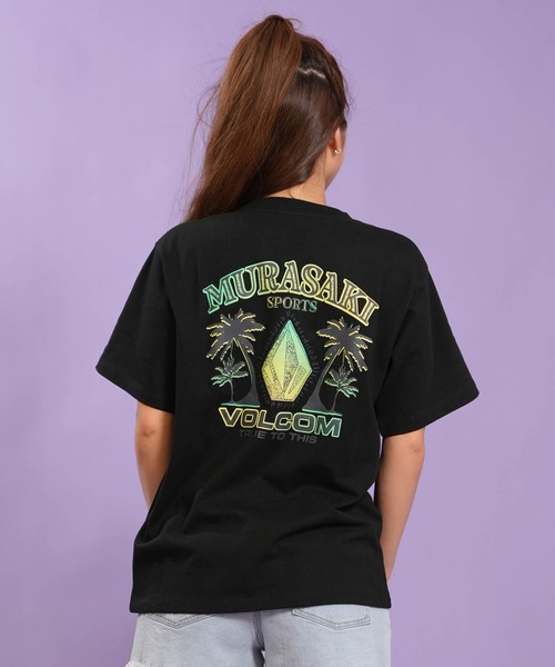 ムラサキスポーツ(ムラサキスポーツ)の「【ムラサキスポーツ限定】MURASAKI ムラサキ × VOLCOM ボルコム 半袖 コラボレーション Tシャツ BG05CU02(Tシャツ/カットソー・レディース・ライトグリーン/ブラック・M/L)」の20枚目の写真