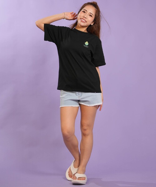 ムラサキスポーツ(ムラサキスポーツ)の「【ムラサキスポーツ限定】MURASAKI ムラサキ × VOLCOM ボルコム 半袖 コラボレーション Tシャツ BG05CU02(Tシャツ/カットソー・レディース・ライトグリーン/ブラック・M/L)」の21枚目の写真