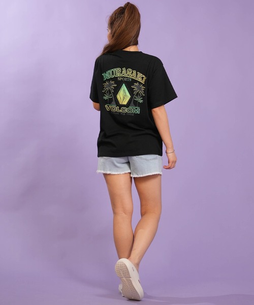 ムラサキスポーツ(ムラサキスポーツ)の「【ムラサキスポーツ限定】MURASAKI ムラサキ × VOLCOM ボルコム 半袖 コラボレーション Tシャツ BG05CU02(Tシャツ/カットソー・レディース・ライトグリーン/ブラック・M/L)」の22枚目の写真