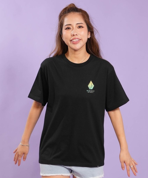 ムラサキスポーツ(ムラサキスポーツ)の「【ムラサキスポーツ限定】MURASAKI ムラサキ × VOLCOM ボルコム 半袖 コラボレーション Tシャツ BG05CU02(Tシャツ/カットソー・レディース・ライトグリーン/ブラック・M/L)」の18枚目の写真