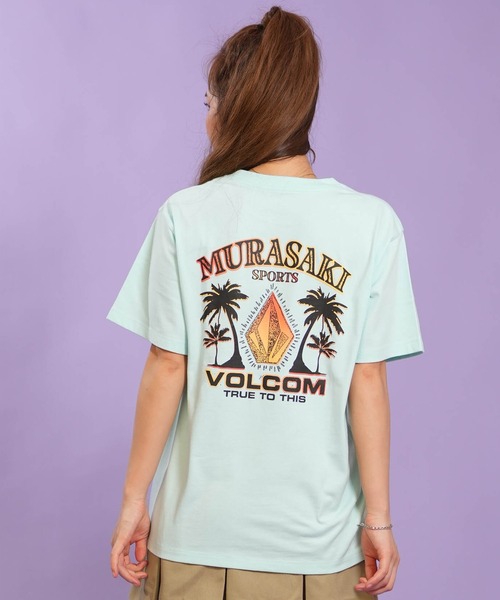 ムラサキスポーツ(ムラサキスポーツ)の「【ムラサキスポーツ限定】MURASAKI ムラサキ × VOLCOM ボルコム 半袖 コラボレーション Tシャツ BG05CU02(Tシャツ/カットソー・レディース・ライトグリーン/ブラック・M/L)」の19枚目の写真