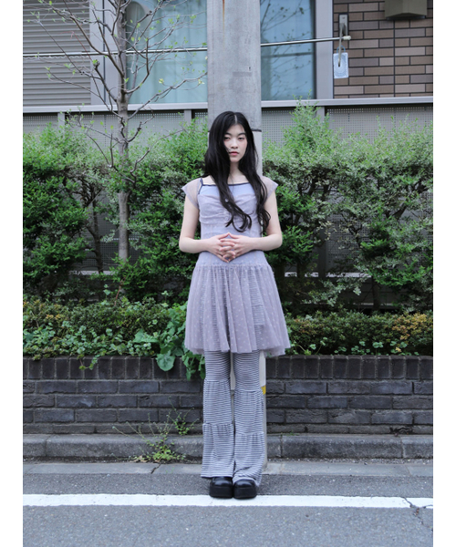 UGLY SHADOW(アグリーシャドウ)の「FLOWER MESH DRESS(GREY)(ワンピース・レディース・その他・FREE)」の3枚目の写真