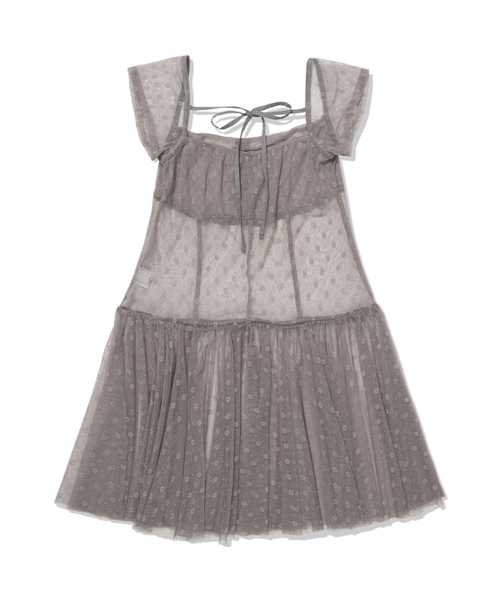 UGLY SHADOW(アグリーシャドウ)の「FLOWER MESH DRESS(GREY)(ワンピース・レディース・その他・FREE)」の5枚目の写真