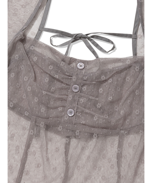 UGLY SHADOW(アグリーシャドウ)の「FLOWER MESH DRESS(GREY)(ワンピース・レディース・その他・FREE)」の6枚目の写真