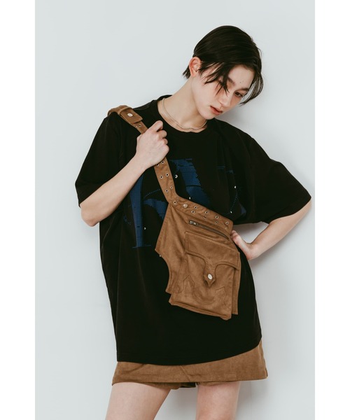 Knuth Marf（クヌースマーフ）の「layered suede skort（スカート・レディース・ブラック/ブラウン・X-SMALL/SMALL/MEDIUM）」の15枚目の写真
