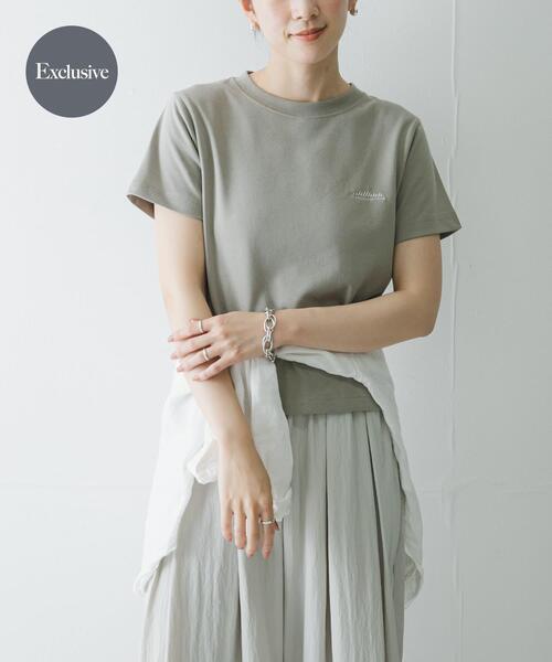THOUSAND MILE(サウザンドマイル)の「『吸水速乾』『別注』THOUSAND MILE×URBAN RESEARCH SHORT SLEEVE T-SHIRTS(Tシャツ/カットソー・レディース・ブラック/ホワイト/チャコールグレー/ネイビー/グレー系その他・FREE)」の4枚目の写真