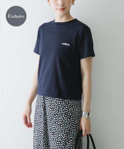 THOUSAND MILE(サウザンドマイル)の「『吸水速乾』『別注』THOUSAND MILE×URBAN RESEARCH SHORT SLEEVE T-SHIRTS(Tシャツ/カットソー・レディース・ブラック/ホワイト/チャコールグレー/ネイビー/グレー系その他・FREE)」の5枚目の写真
